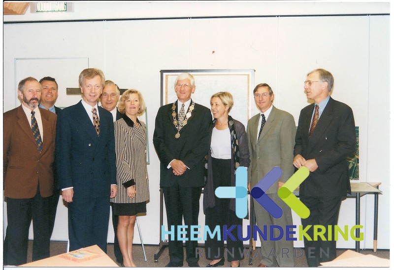 Lobith-Rijnwaarden CVK J.Kamminga op bezoek 25-09-1997 burgemeester W. Burgering F000002